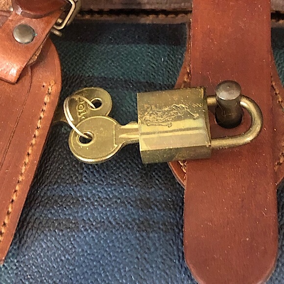 RALPH LAUREN Black Watch Plaid Boston Weekend Travel Duffle Bag 55cm - Picture 6 of 17